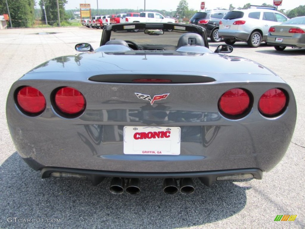2011 Corvette Grand Sport Convertible - Cyber Gray Metallic / Titanium Gray photo #6