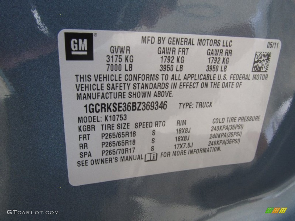 2011 Silverado 1500 LT Extended Cab 4x4 - Blue Granite Metallic / Light Titanium/Ebony photo #14