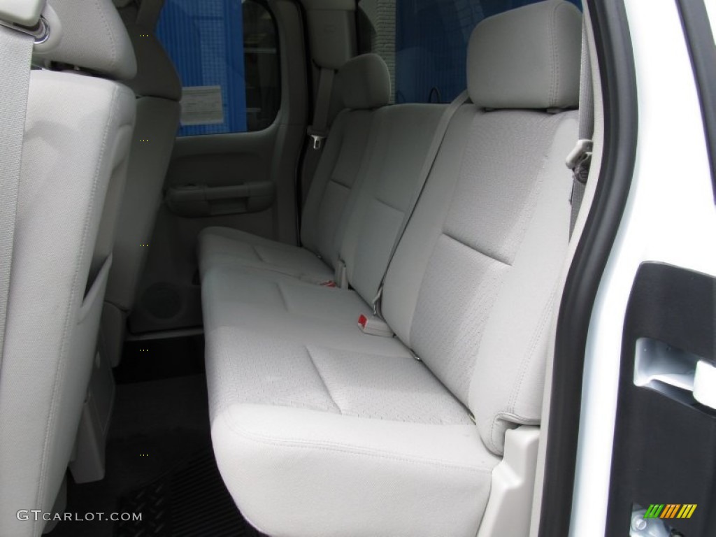 2011 Silverado 1500 LT Extended Cab 4x4 - Summit White / Light Titanium/Ebony photo #7