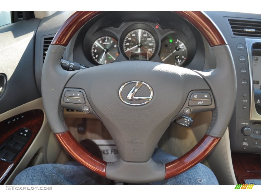 2009 Lexus GS 350 AWD Cashmere Steering Wheel Photo #51884045