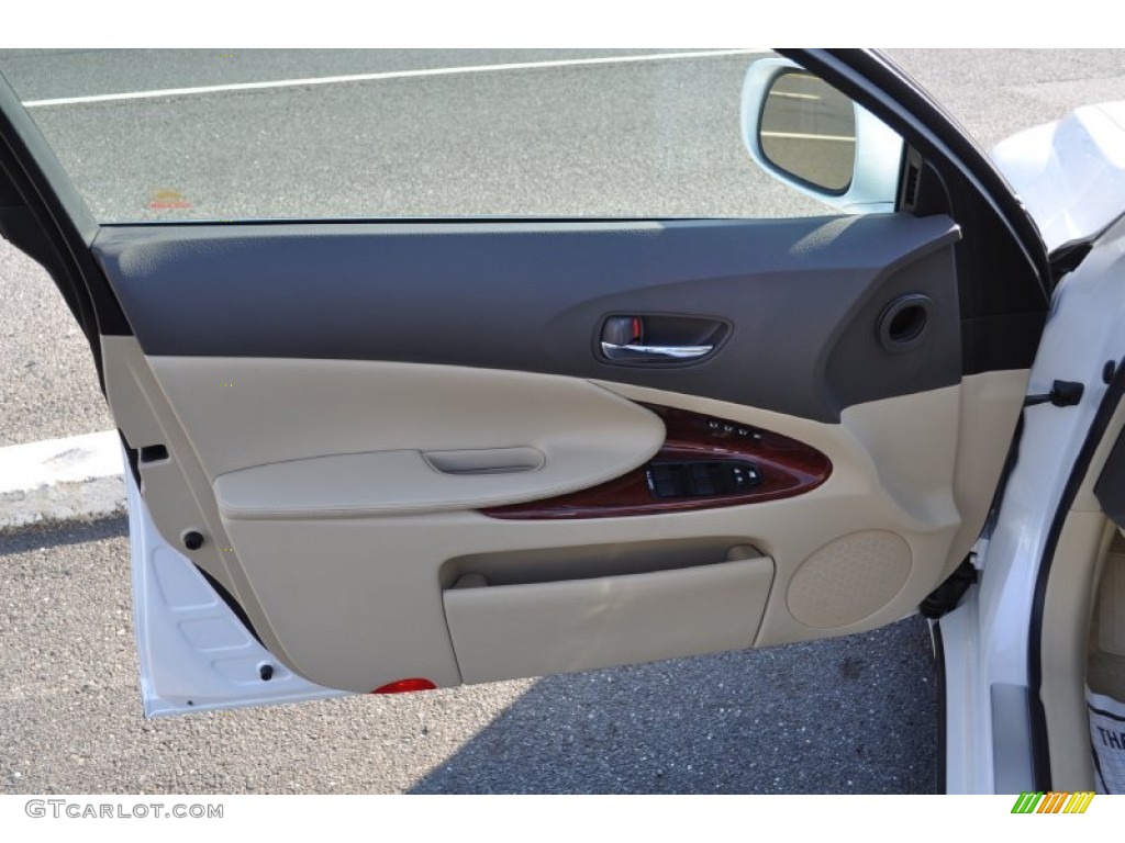 2009 Lexus GS 350 AWD Cashmere Door Panel Photo #51884228