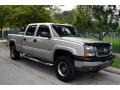 2004 Sandstone Metallic Chevrolet Silverado 2500HD LT Crew Cab 4x4  photo #13