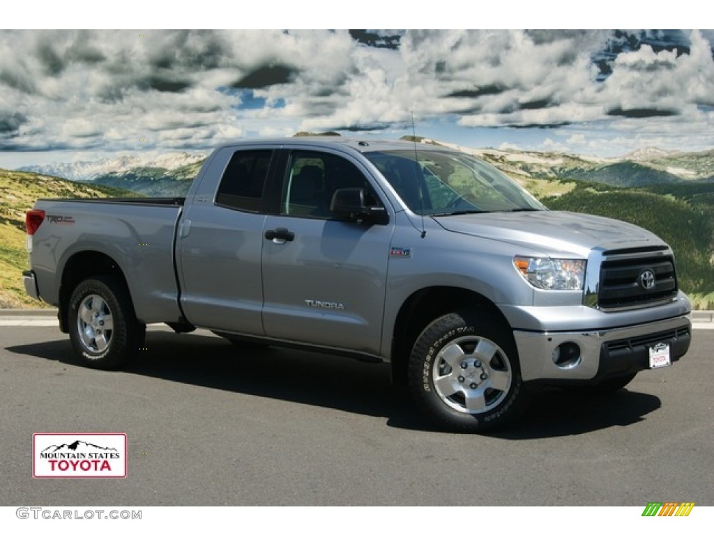 2011 Tundra TRD Double Cab 4x4 - Silver Sky Metallic / Graphite Gray photo #1