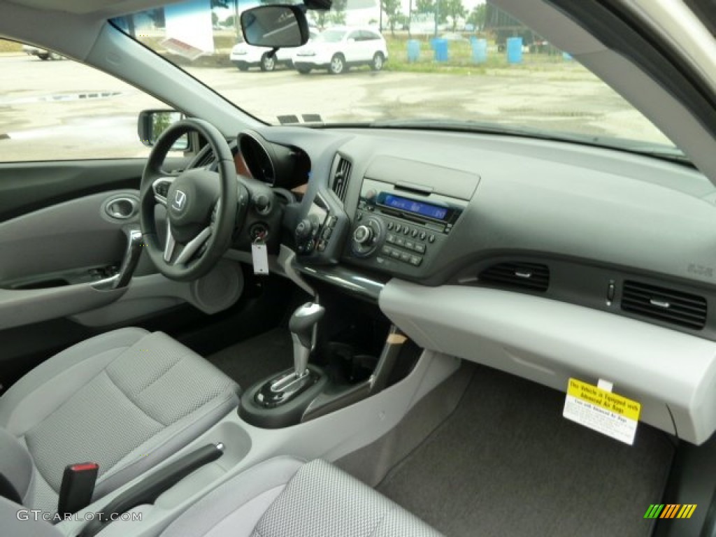 2011 Honda CR-Z EX Sport Hybrid Gray Fabric Dashboard Photo #51885122