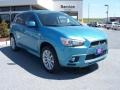 2011 Laguna Blue Metallic Mitsubishi Outlander Sport SE  photo #7