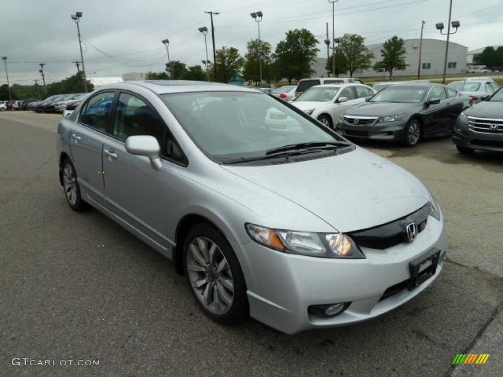 Alabaster Silver Metallic 2011 Honda Civic Si Sedan Exterior Photo #51885323