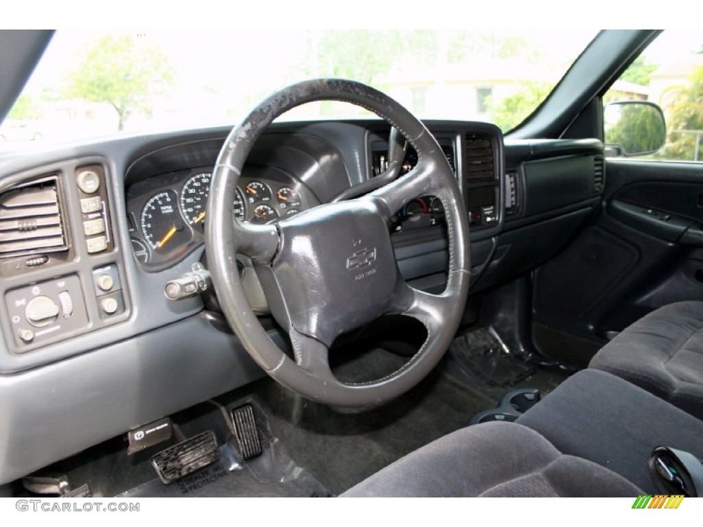 2001 Silverado 1500 Z71 Extended Cab 4x4 - Summit White / Graphite photo #49