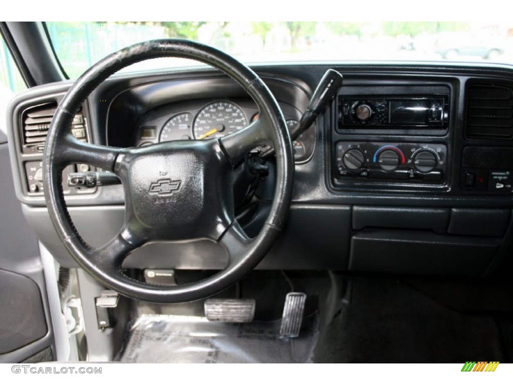 2001 Silverado 1500 Z71 Extended Cab 4x4 - Summit White / Graphite photo #57