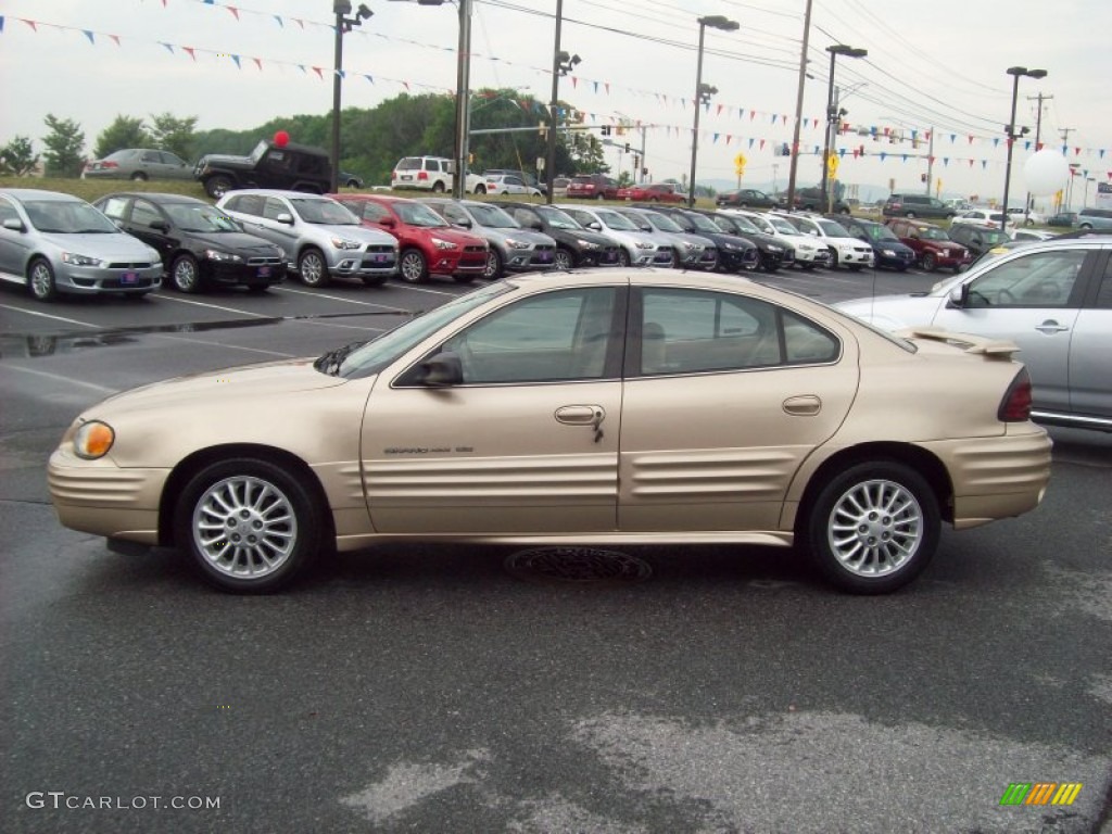 Champagne Beige Metallic 2001 Pontiac Grand Am SE Sedan Exterior Photo #51886340