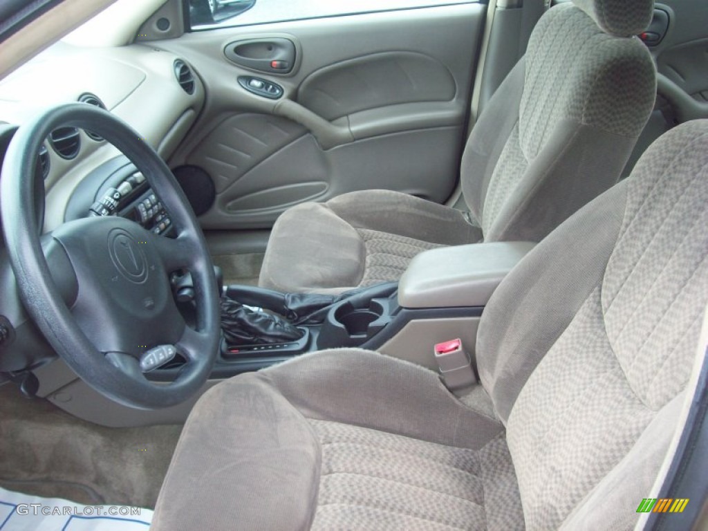 Dark Taupe Interior 2001 Pontiac Grand Am SE Sedan Photo #51886499