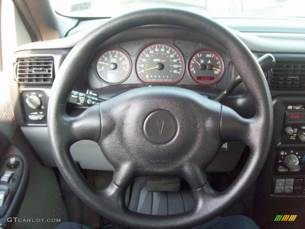 2002 Pontiac Montana Standard Montana Model Gray Steering Wheel Photo #51887732