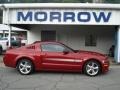 Dark Candy Apple Red 2009 Ford Mustang GT/CS California Special Coupe