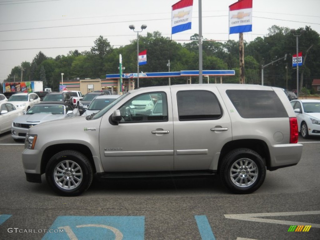 Silver Birch Metallic 2008 Chevrolet Tahoe Hybrid 4x4 Exterior Photo #51890108
