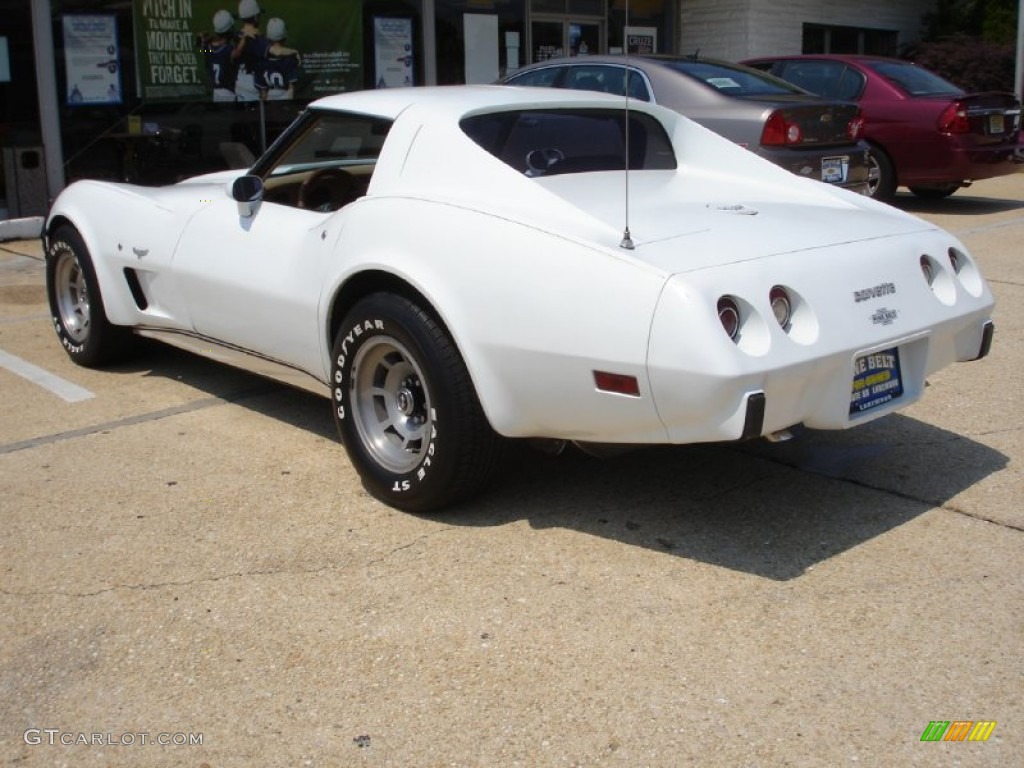 1977 Corvette Coupe - Classic White / Buckskin photo #6