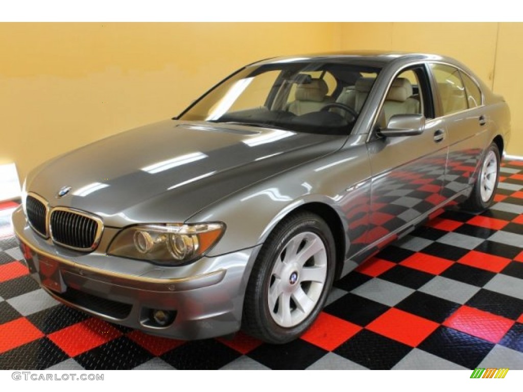 2008 7 Series 750i Sedan - Moonstone Metallic / Cream Beige photo #2