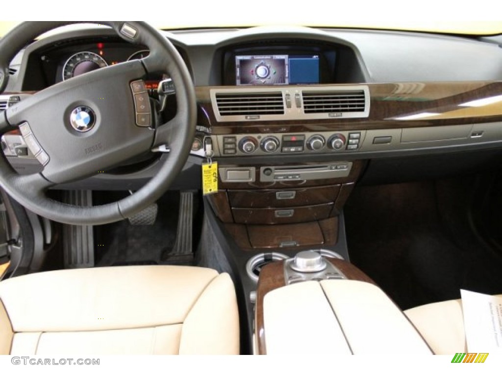 2008 7 Series 750i Sedan - Moonstone Metallic / Cream Beige photo #5