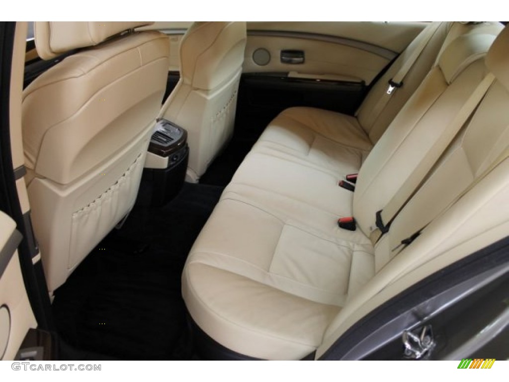 2008 7 Series 750i Sedan - Moonstone Metallic / Cream Beige photo #14