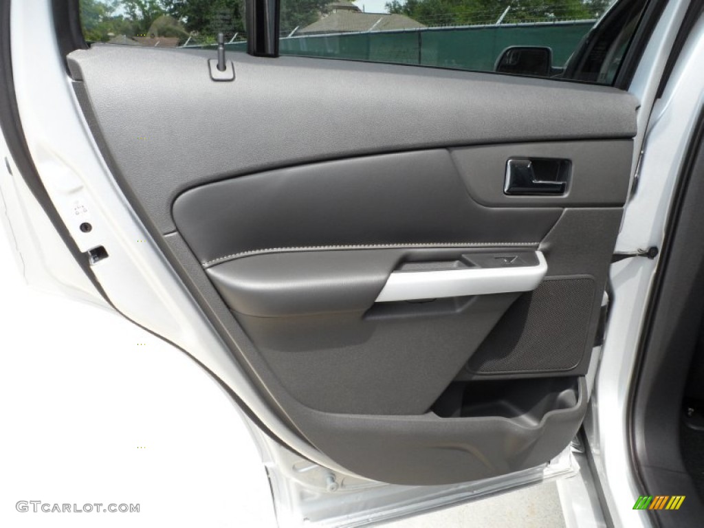 2011 Ford Edge Sport Charcoal Black/Silver Smoke Metallic Door Panel Photo #51894026