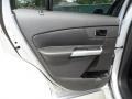 Charcoal Black/Silver Smoke Metallic 2011 Ford Edge Sport Door Panel