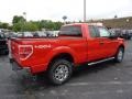 2011 Race Red Ford F150 XLT SuperCab 4x4  photo #2