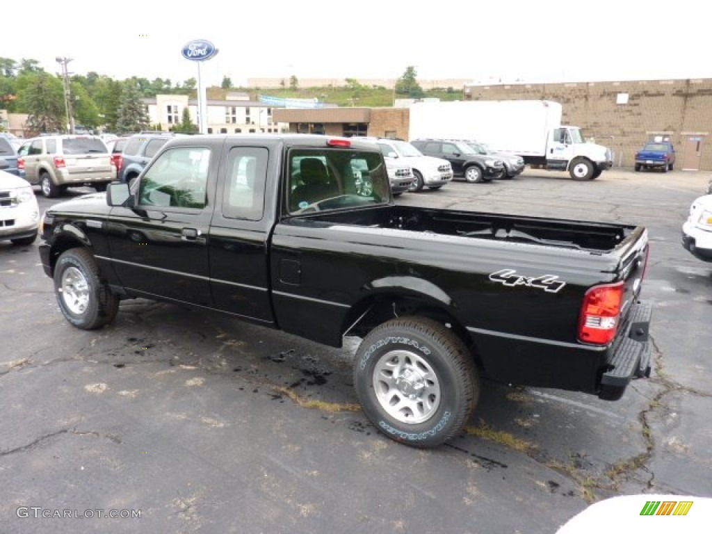 2011 Ranger XLT SuperCab 4x4 - Black / Medium Dark Flint photo #4