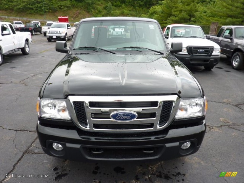 2011 Ranger XLT SuperCab 4x4 - Black / Medium Dark Flint photo #6