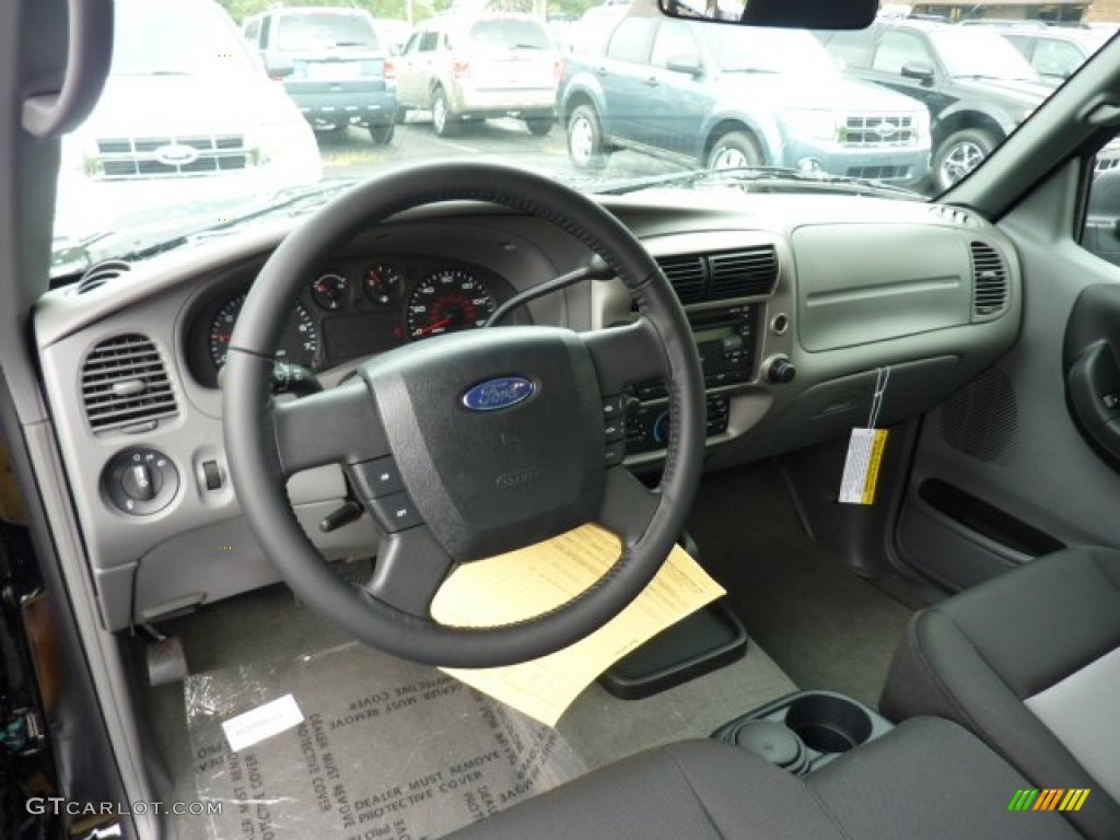 2011 Ranger XLT SuperCab 4x4 - Black / Medium Dark Flint photo #10