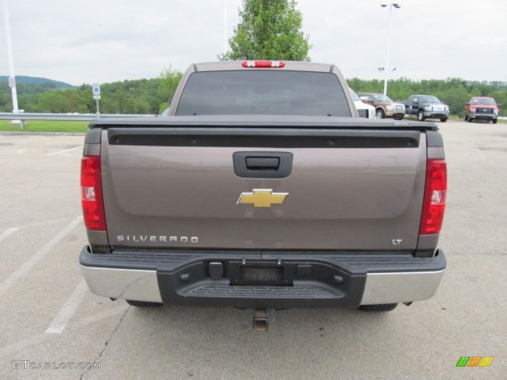 2008 Silverado 1500 LT Crew Cab 4x4 - Desert Brown Metallic / Ebony photo #8