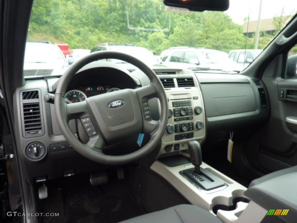 2012 Ford Escape XLT V6 4WD Charcoal Black Dashboard Photo #51895595