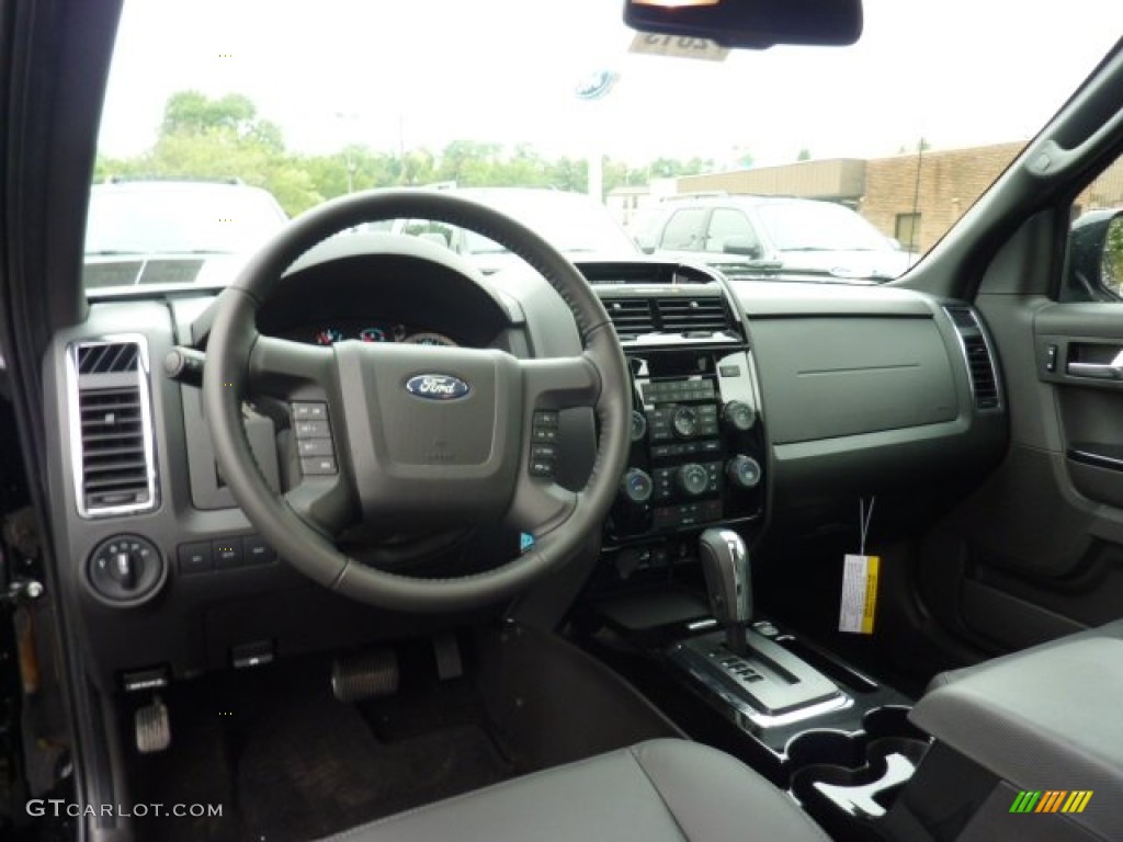 2012 Ford Escape Limited V6 4WD Charcoal Black Dashboard Photo #51896252