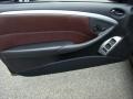2006 Mercedes-Benz CLK AMG Charcoal/Merlot Red Interior Door Panel Photo