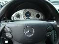 2006 Mercedes-Benz CLK AMG Charcoal/Merlot Red Interior Steering Wheel Photo