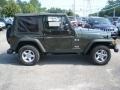 2005 Deep Beryl Green Pearl Jeep Wrangler X 4x4  photo #4