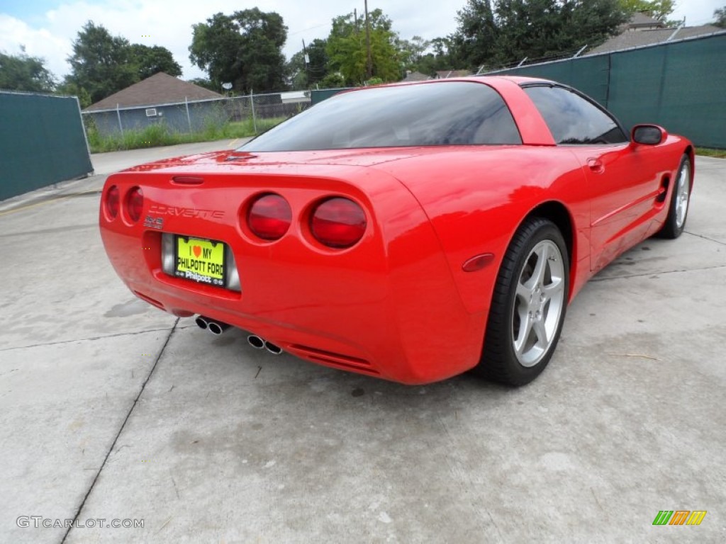 2004 Corvette Coupe - Torch Red / Black photo #3