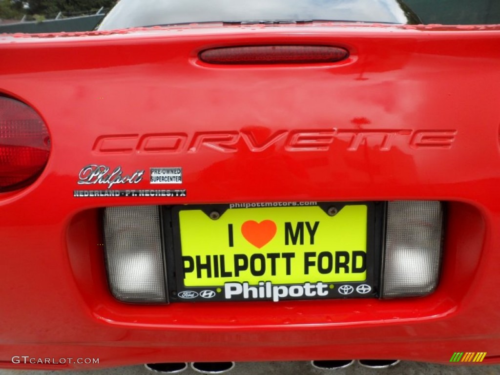 2004 Corvette Coupe - Torch Red / Black photo #22