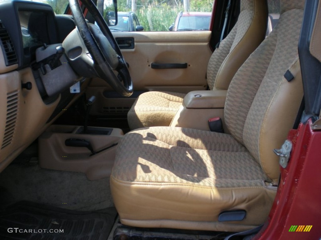 1998 Wrangler Sport 4x4 - Chili Pepper Red Pearl / Khaki photo #10