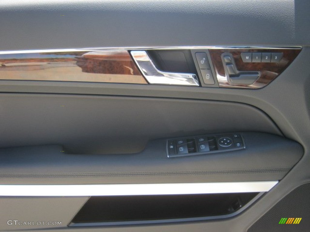 2012 Mercedes-Benz E 350 Coupe Black Door Panel Photo #51900350