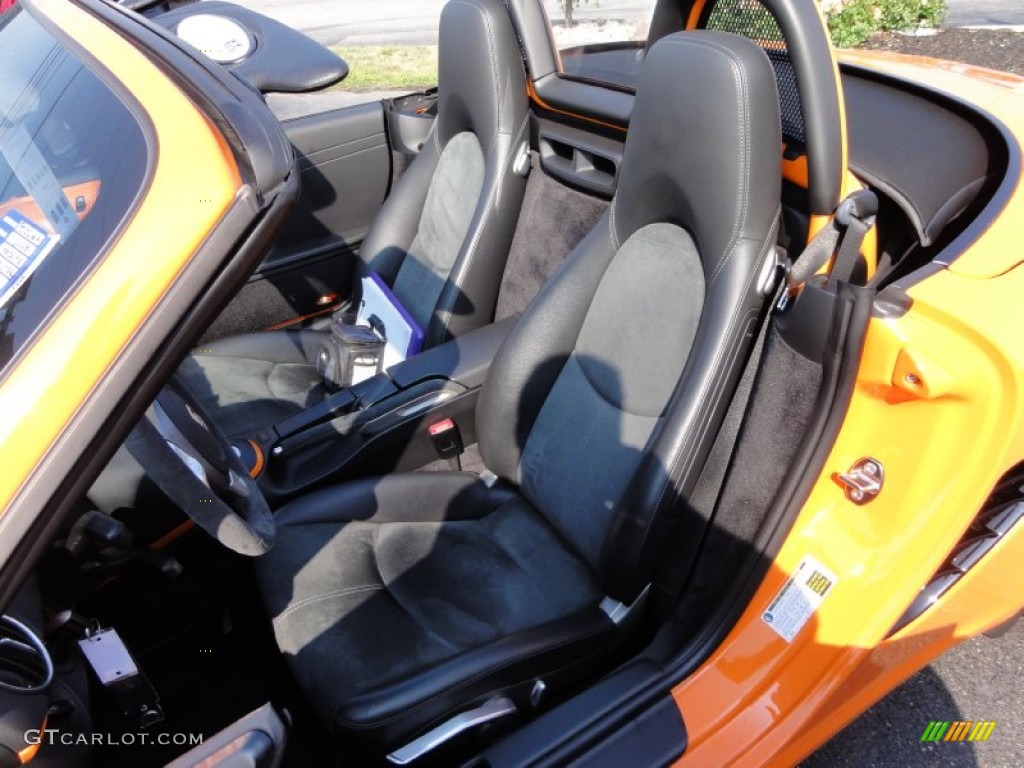 2008 Boxster S Limited Edition - Orange / Black w/ Alcantara Seat Inlay photo #16