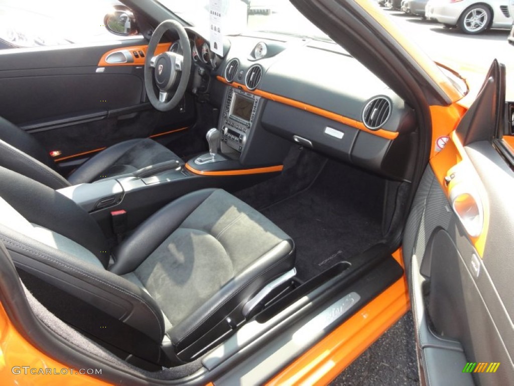 2008 Boxster S Limited Edition - Orange / Black w/ Alcantara Seat Inlay photo #17