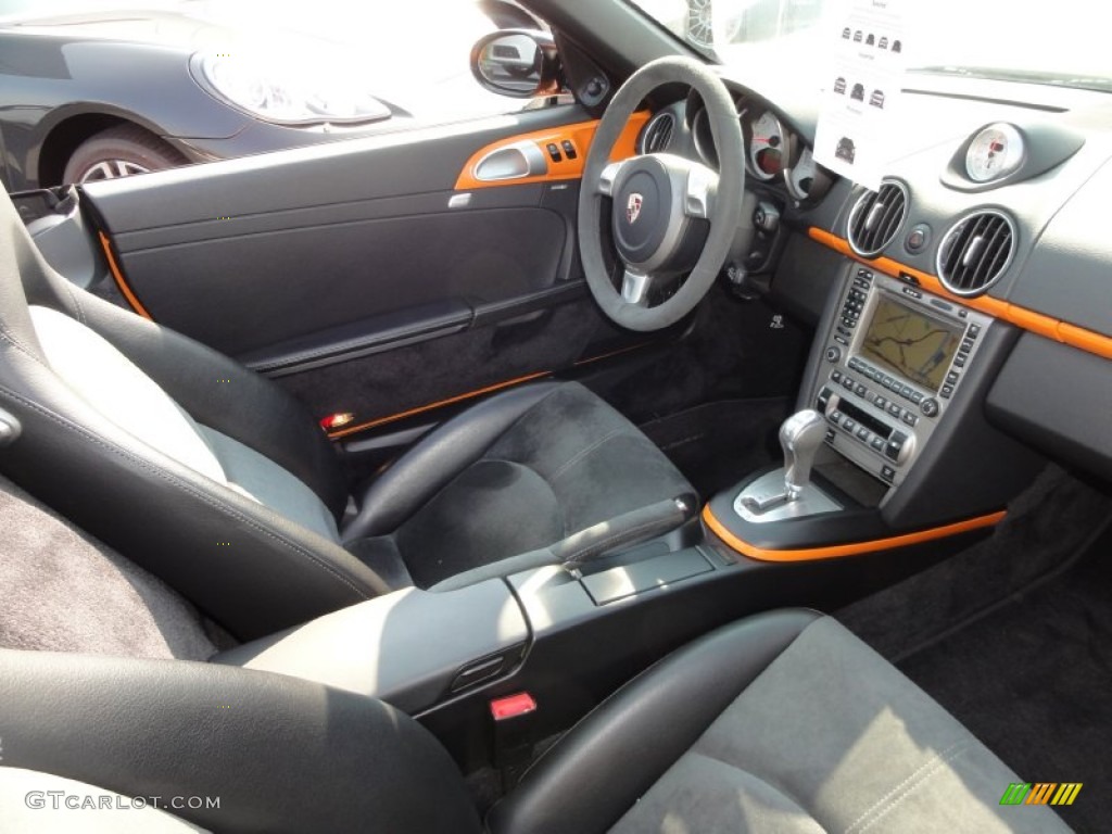 2008 Boxster S Limited Edition - Orange / Black w/ Alcantara Seat Inlay photo #18