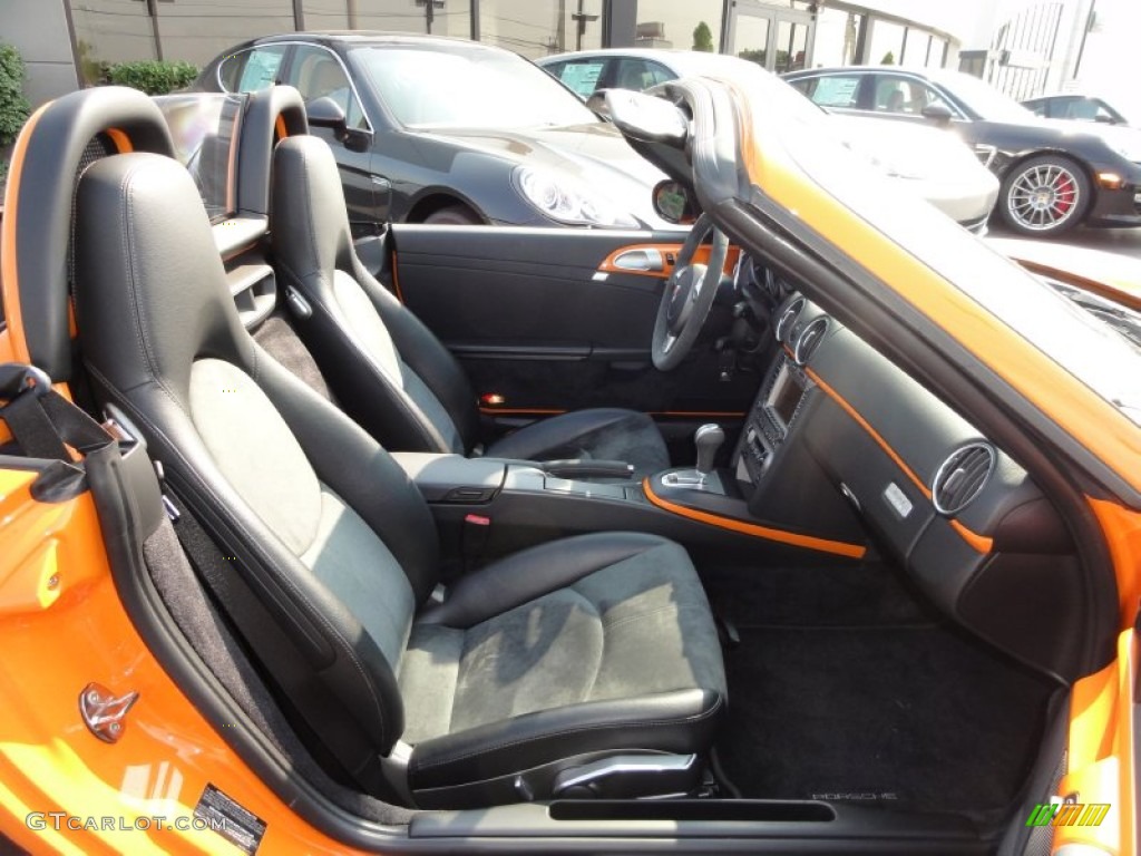 2008 Boxster S Limited Edition - Orange / Black w/ Alcantara Seat Inlay photo #19