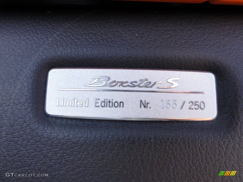 2008 Boxster S Limited Edition - Orange / Black w/ Alcantara Seat Inlay photo #21
