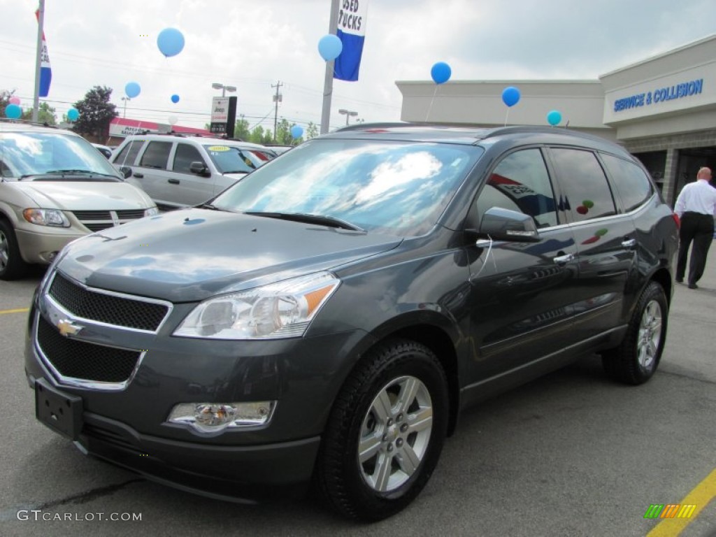 2010 Traverse LT AWD - Cyber Gray Metallic / Ebony photo #1