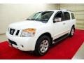 2010 Blizzard White Nissan Armada SE  photo #3