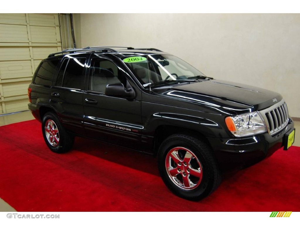 2004 Grand Cherokee Limited - Brillant Black Crystal Pearl / Taupe photo #1