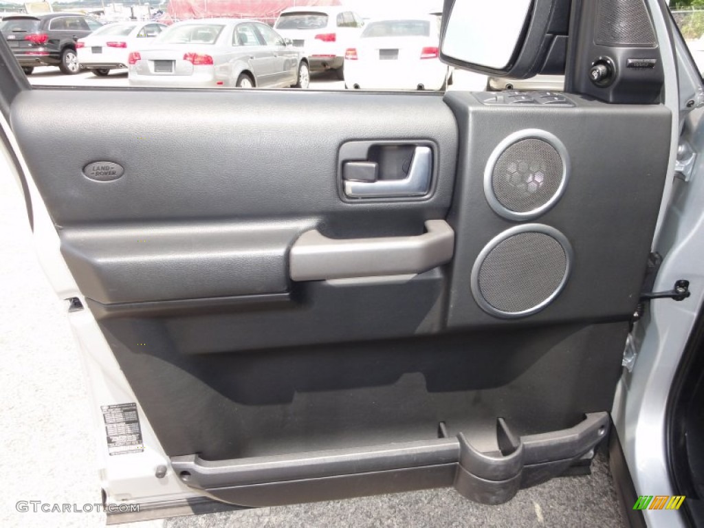 2007 Land Rover LR3 V8 HSE Ebony Black Door Panel Photo #51903893