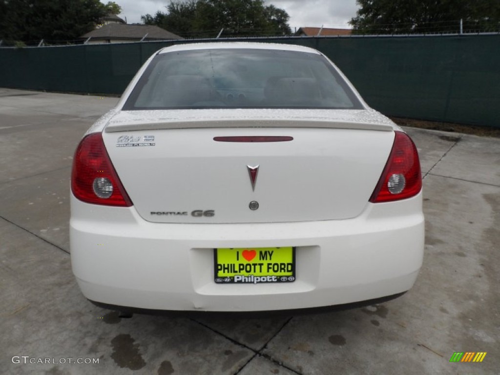 2007 G6 Sedan - Ivory White / Ebony photo #4