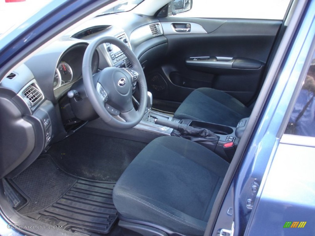 Carbon Black Interior 2011 Subaru Impreza 2.5i Premium Sedan Photo #51905147
