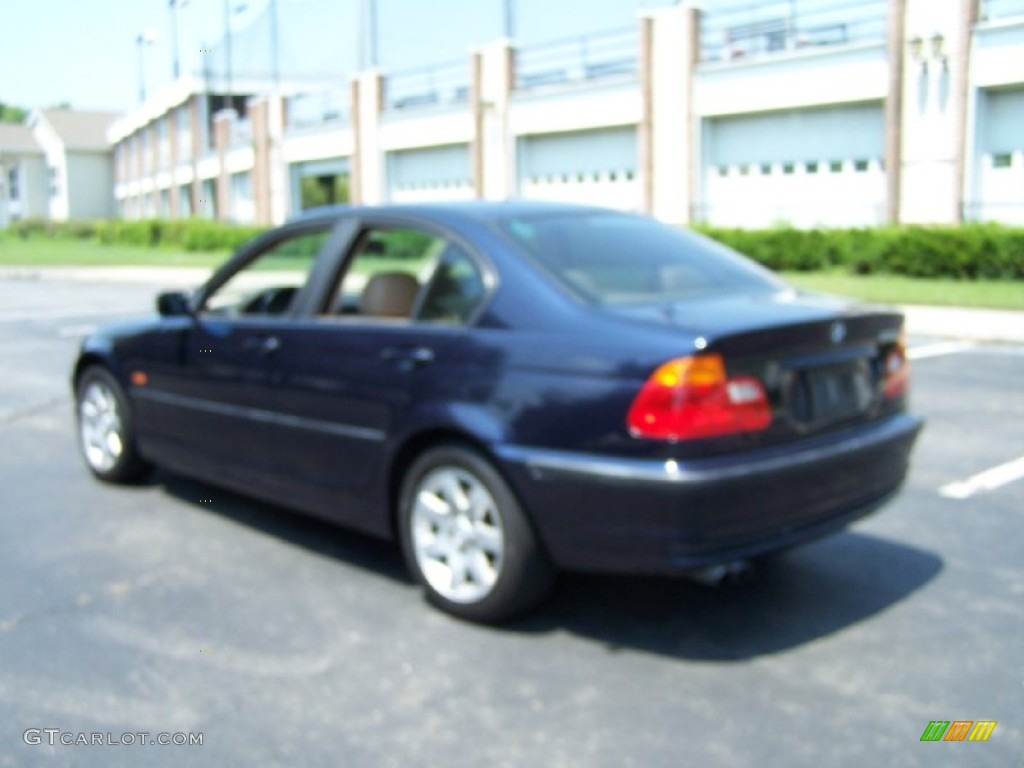 2001 3 Series 325xi Sedan - Orient Blue Metallic / Sand photo #4