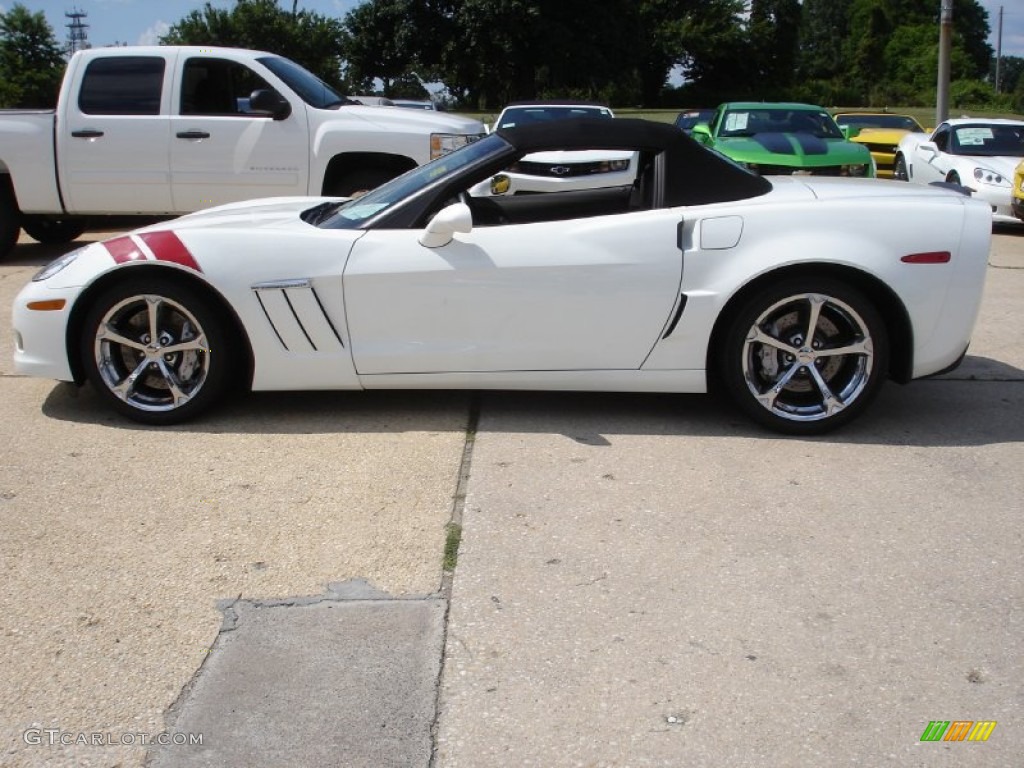 Arctic White 2010 Chevrolet Corvette Grand Sport Convertible Exterior Photo #51905390